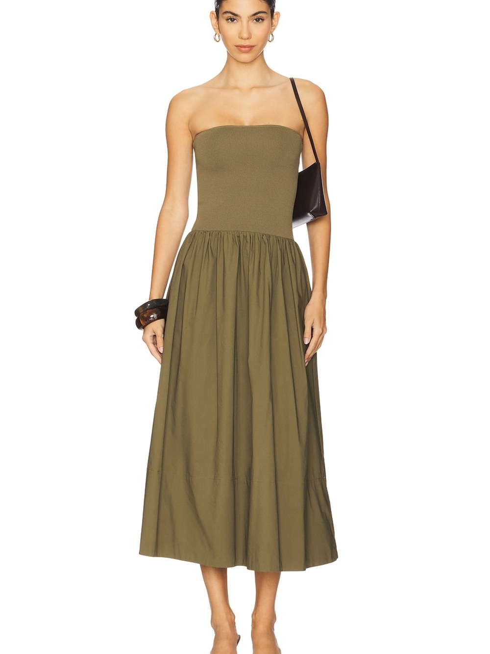 Revolve Pistola Mavo Dress Olive